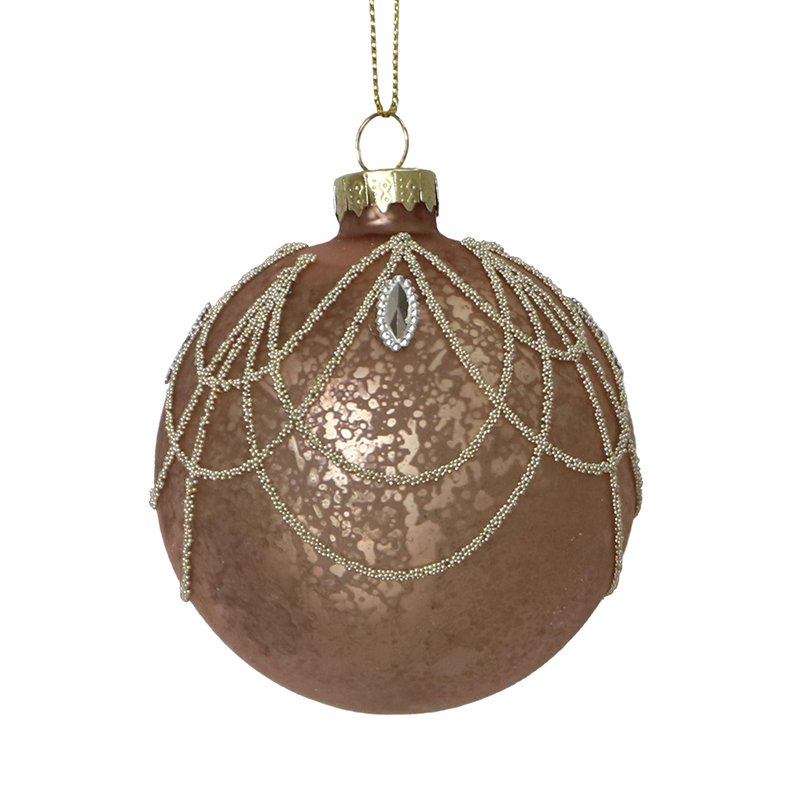 Christmas glass ball, Painted ball, Christmas decoration KMB81058