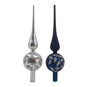 Glass tree top Christmas decoration KMT91011