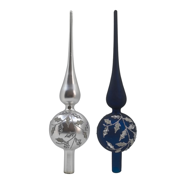 Glass tree top Christmas decoration KMT91011