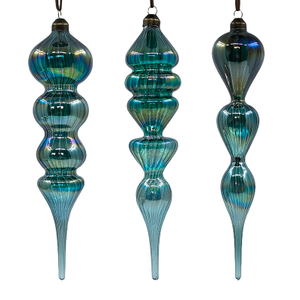 Christmas Special-shaped glass hanging decoration，Christmas decoration KMS60023