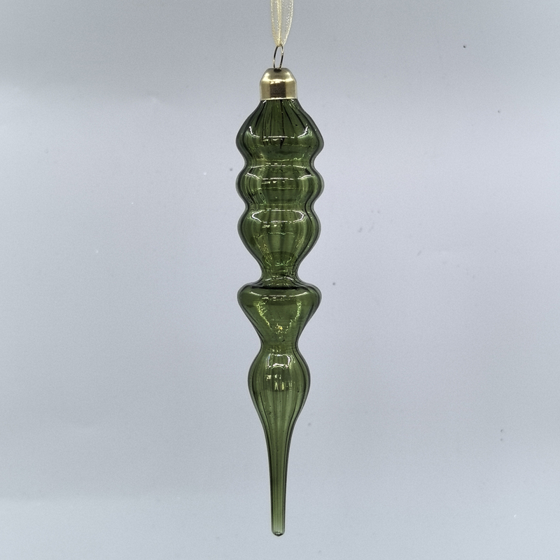 Christmas Special-shaped glass hanging decoration，Christmas decoration KMS60034