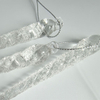 Glass icicle with glitter,Christmas decoration KMI82005