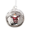 Christmas glass ball with resin decoration inside，Christmas decoration KMB86001