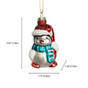 Christmas ornament, glass toy, glass Penguin,Christmas decoration KMT81037