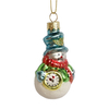 Christmas ornament, glass toy, glass snowman,Christmas decoration KMT81034