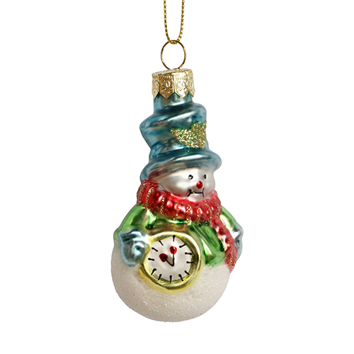 Christmas ornament, glass toy, glass snowman,Christmas decoration KMT81034