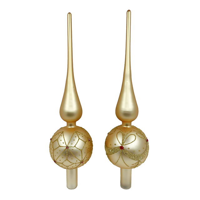 Glass tree top Christmas decoration KMT91021