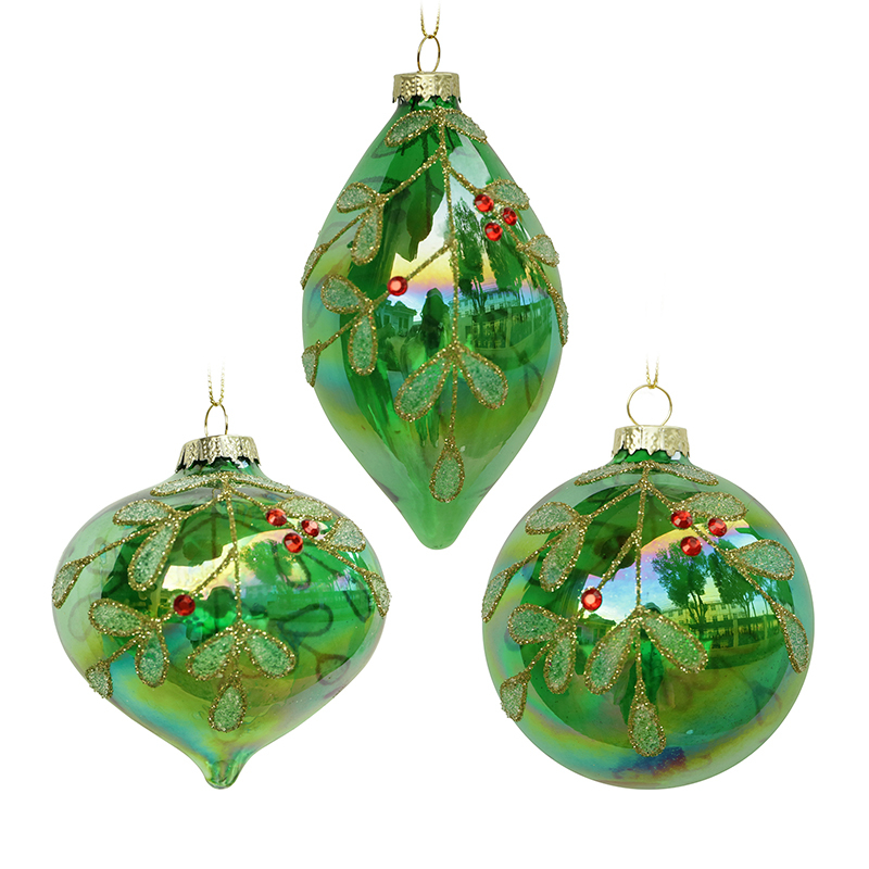Christmas glass ball, Painted ball, Christmas decoration KMB81016