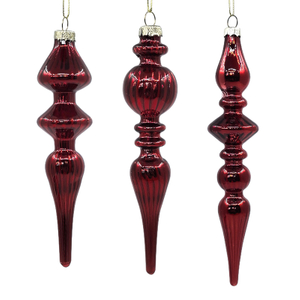 Christmas Special-shaped glass hanging decoration，Christmas decoration KMS60035