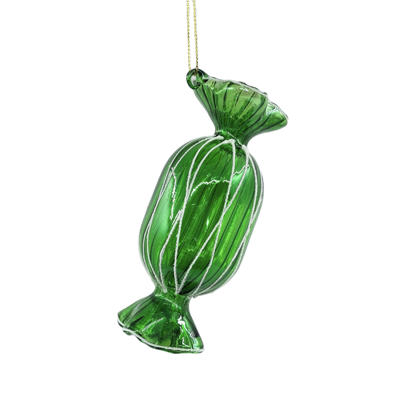 Glass candy-shaped ornament, Christmas glass toys, Christmas decoration KMT81088