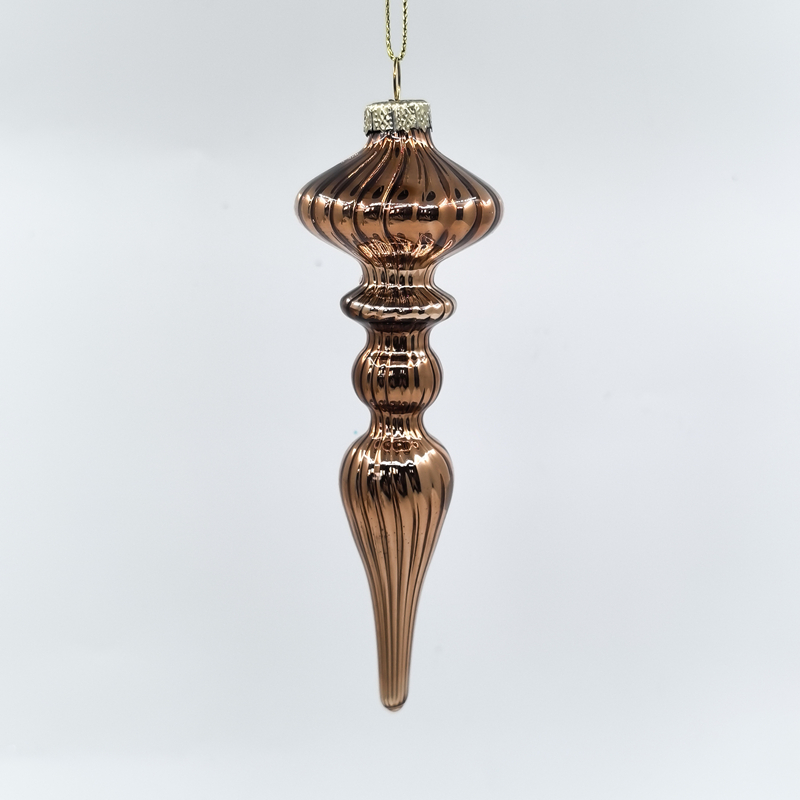 Christmas Special-shaped glass hanging decoration，Christmas decoration KMS60032