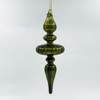 Christmas Special-shaped glass hanging decoration，Christmas decoration KMS60011
