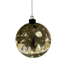 Christmas glass luminous ball, led decoration, Christmas ornament KML81002