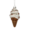 Christmas glass toys, glass Cream Cone ornament,Christmas decoration KMT81080