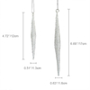 Glass icicle with glitter,Christmas decoration KMI82003
