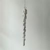 Glass icicle with glitter,Christmas decoration KMI82001