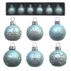 Glass ball set, set of six glass ball ornaments, Christmas decorations KMB88001