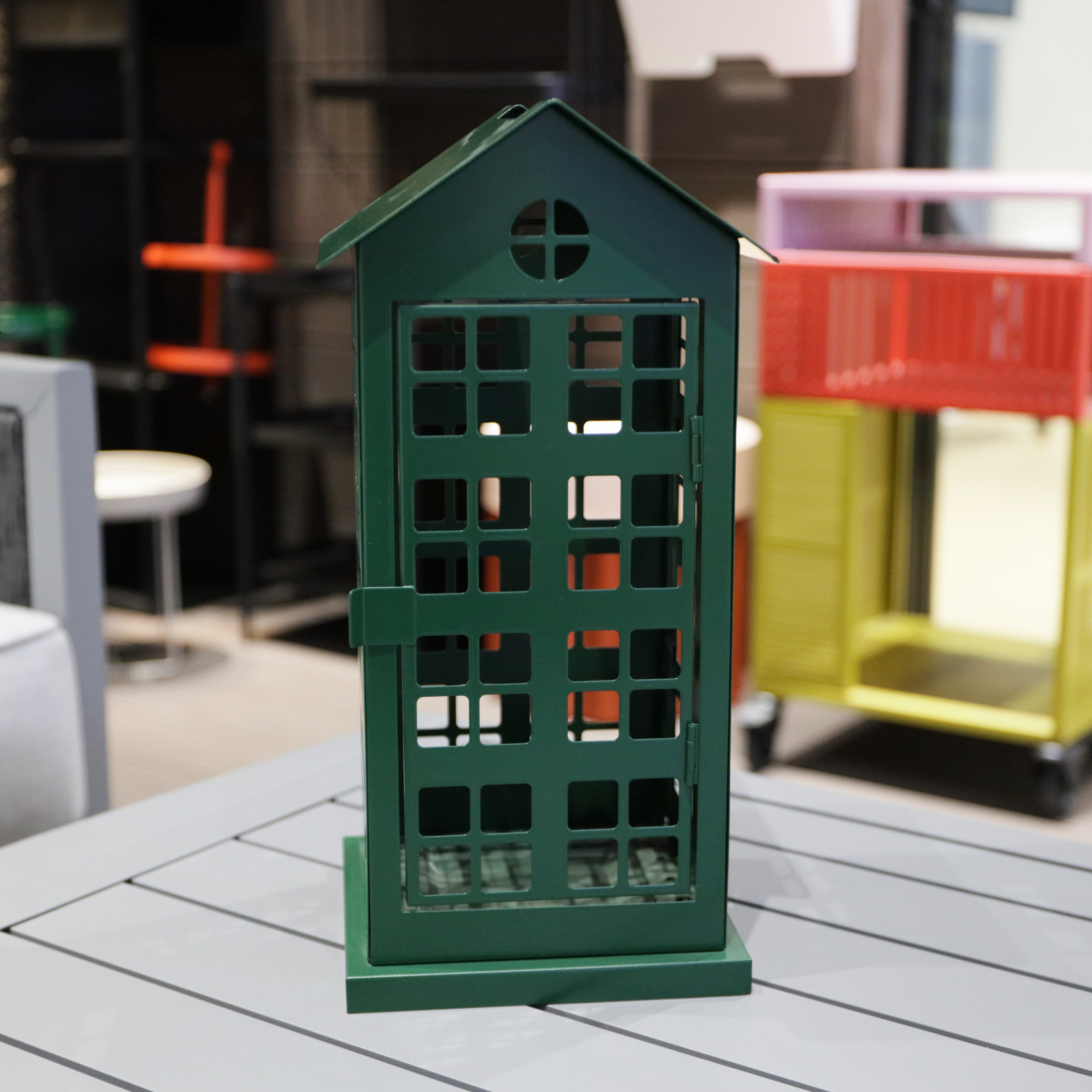 Outdoor Lantern, Garden Gifts, Waterproof Outdoor Lanterns, metal candleholder, iron decoration KMI83009