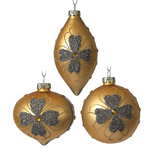 Christmas glass ball, Painted ball, Christmas decoration KMB81018