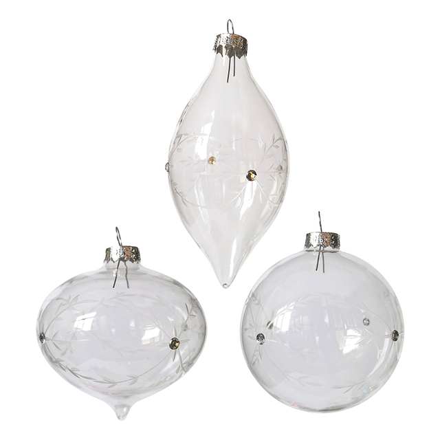 Christmas glass ball, Painted ball, Christmas decoration KMB81025