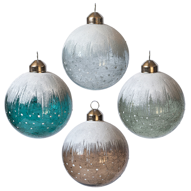 Christmas glass ball, Painted ball, Christmas decoration KMB81031