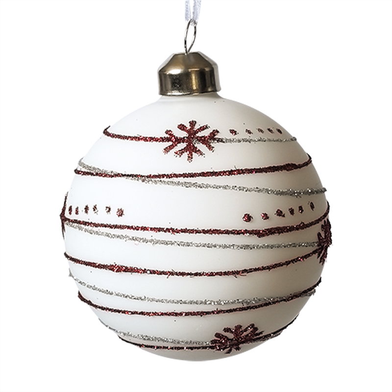 Christmas glass ball, Painted ball, Christmas decoration KMB81042
