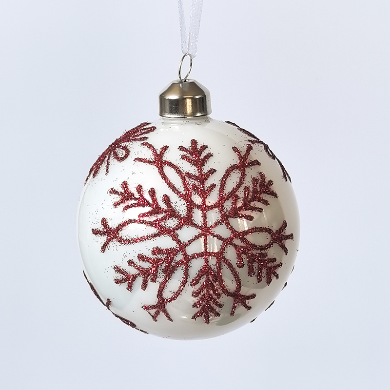Christmas glass ball, Painted ball, Christmas decoration KMB81044