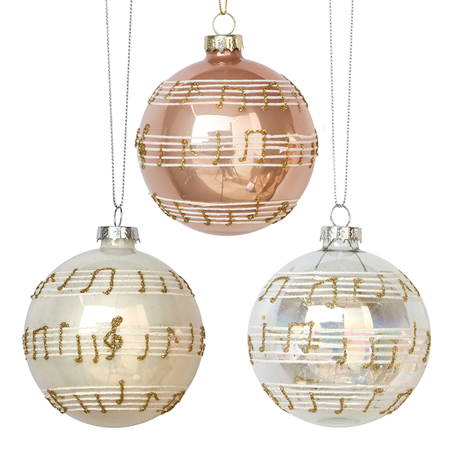 Christmas glass ball, Painted ball, Christmas decoration KMB81056