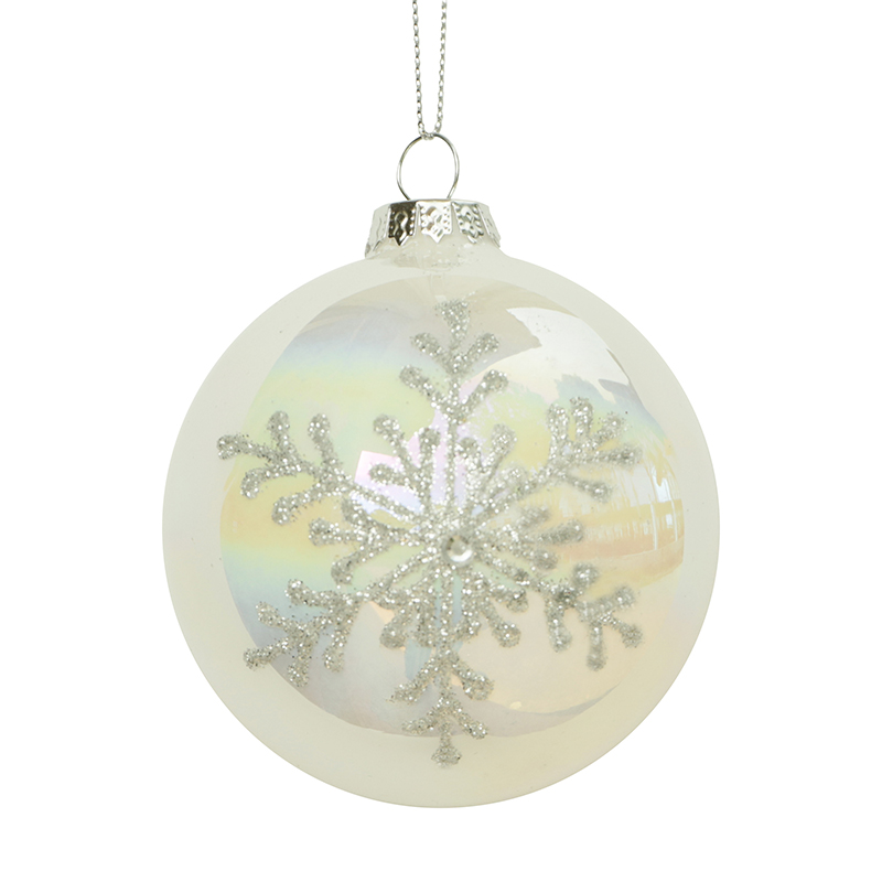 Christmas glass ball, Painted ball, Christmas decoration KMB81017