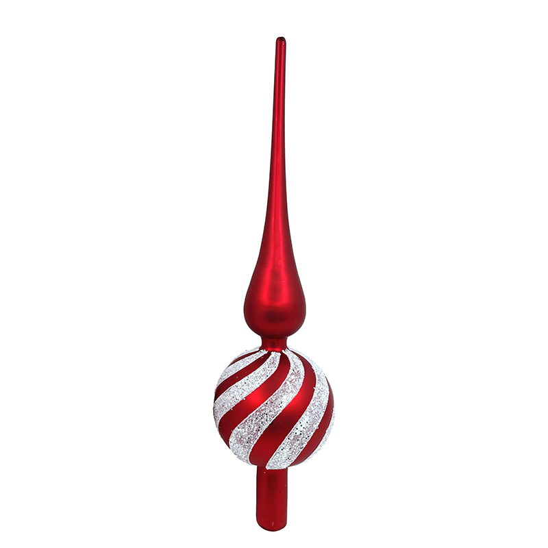 Glass tree top Christmas decoration KMT91007