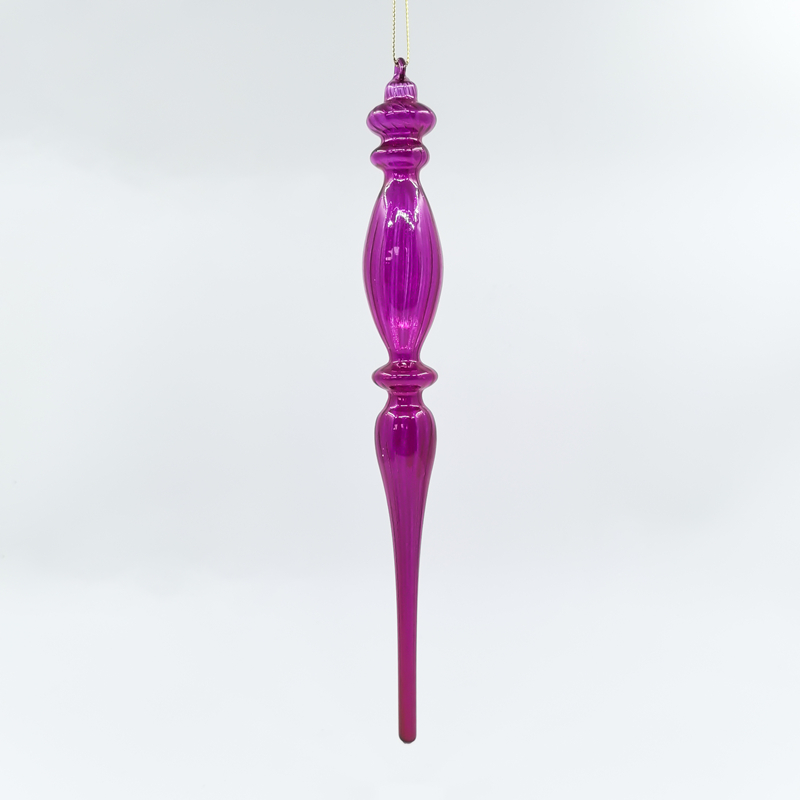 Christmas Special-shaped glass hanging decoration，Christmas decoration KMS60025