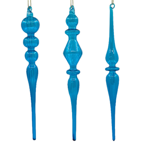 Christmas Special-shaped glass hanging decoration，Christmas decoration KMS60024