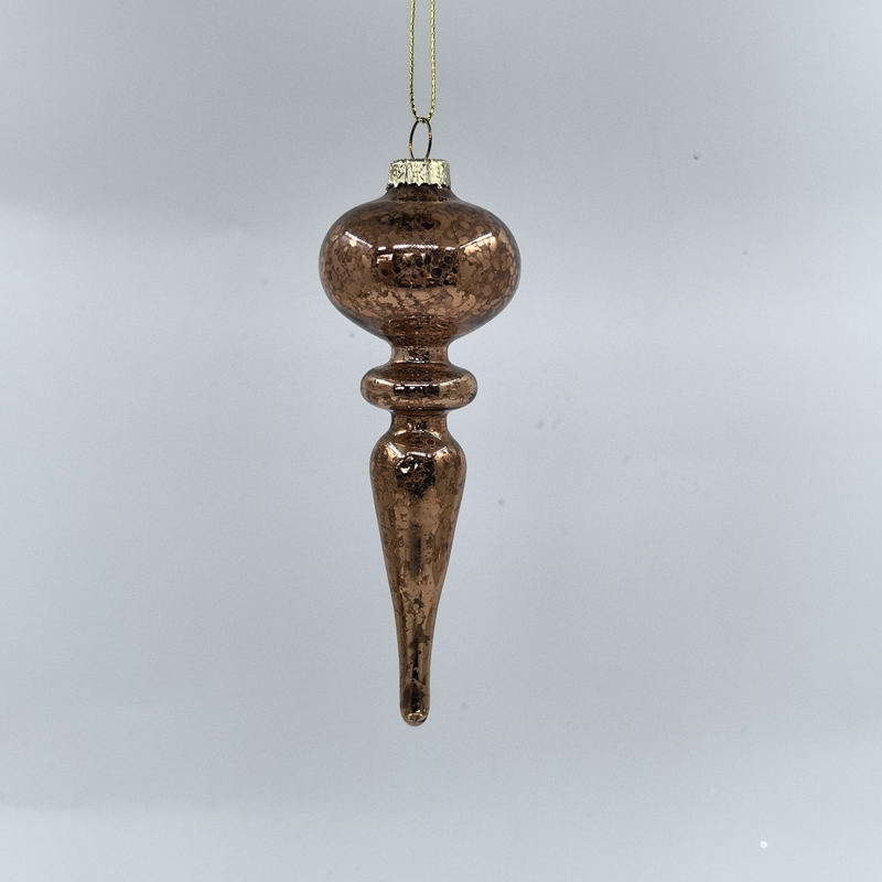 Christmas Special-shaped glass hanging decoration，Christmas decoration KMS60031