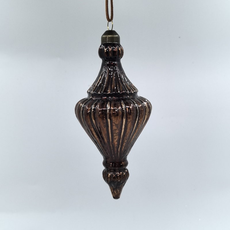 Christmas Special-shaped glass hanging decoration，Christmas decoration KMS60030