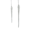 Glass icicle with glitter,Christmas decoration KMI82004