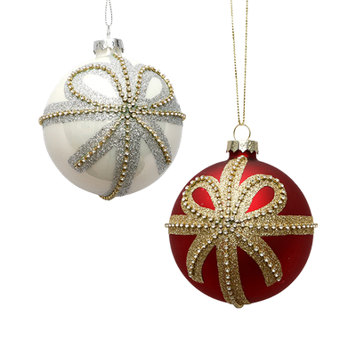 Christmas glass ball, Painted ball, Christmas decoration
