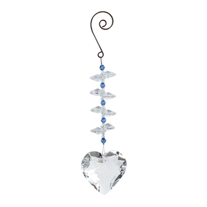 Crystal heart-shape hanging,Crystal decoration,christmas decoriation KMC83003 
