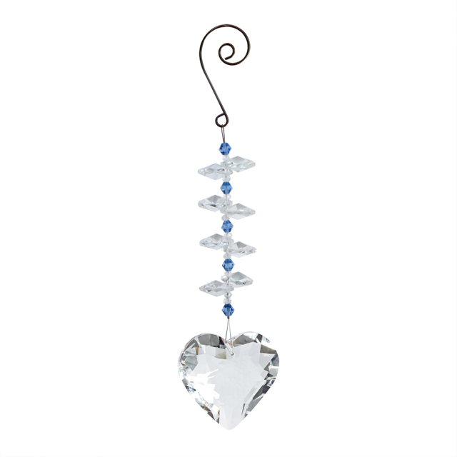 Crystal heart-shape hanging,Crystal decoration,christmas decoriation KMC83003 
