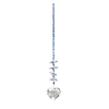 Crystal heart-shape hanging,Crystal decoration,christmas decoriation KMC83009 