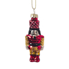 Christmas glass toy, glass nutcracker, glass soldier,Christmas decoration KMT81024