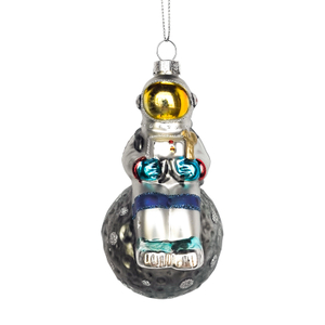 Christmas ornament, glass toy, glass Astronaut toy,Christmas decoration KMT81043