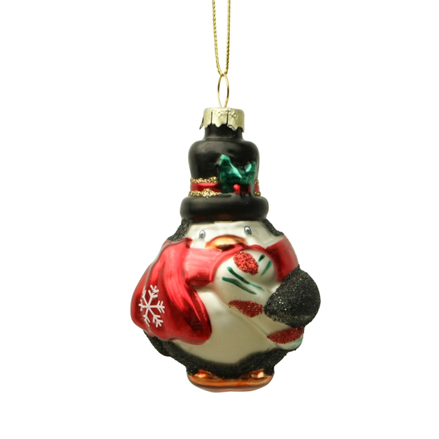 Glass Penguin ornament, Christmas glass toys, Christmas decoration KMT81050
