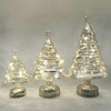 Glass Christmas tree with led lights, glass decoration with LED lights, Christmas decoration KML81018
