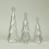 Glass Christmas tree with led lights, glass decoration with LED lights, Christmas decoration KML81026