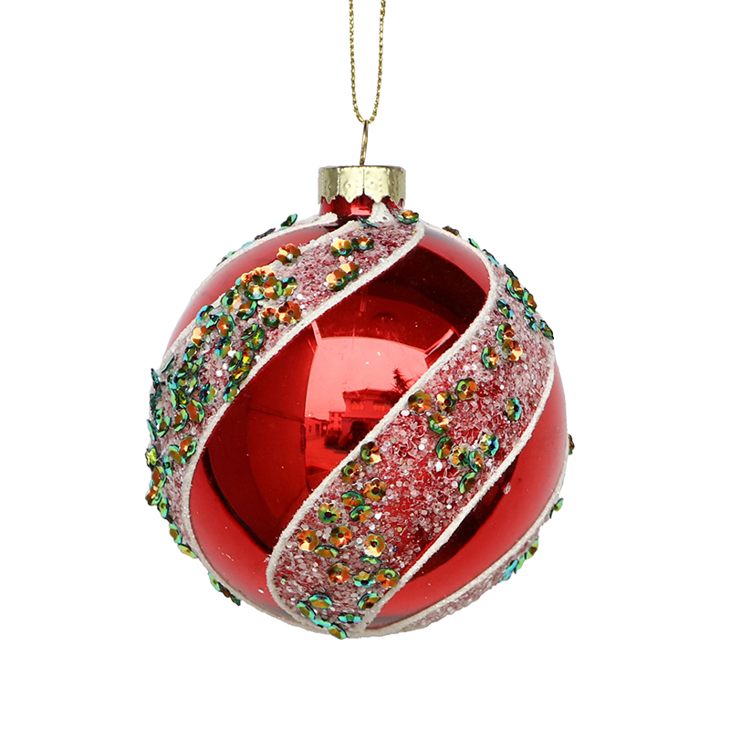 Christmas glass ball, Painted ball, Christmas decoration KMB81055