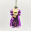 Glass Christmas Ornaments Skirt Charm Pendants for Holiday Christmas decoration KMT81102