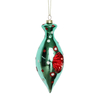 Christmas Special-shaped glass hanging decoration，Christmas decoration KMS60005
