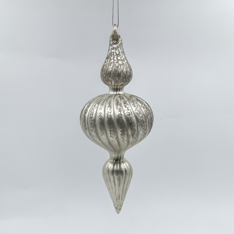 Christmas Special-shaped glass hanging decoration，Christmas decoration KMS60017