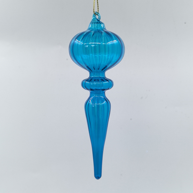 Christmas Special-shaped glass hanging decoration，Christmas decoration KMS60029