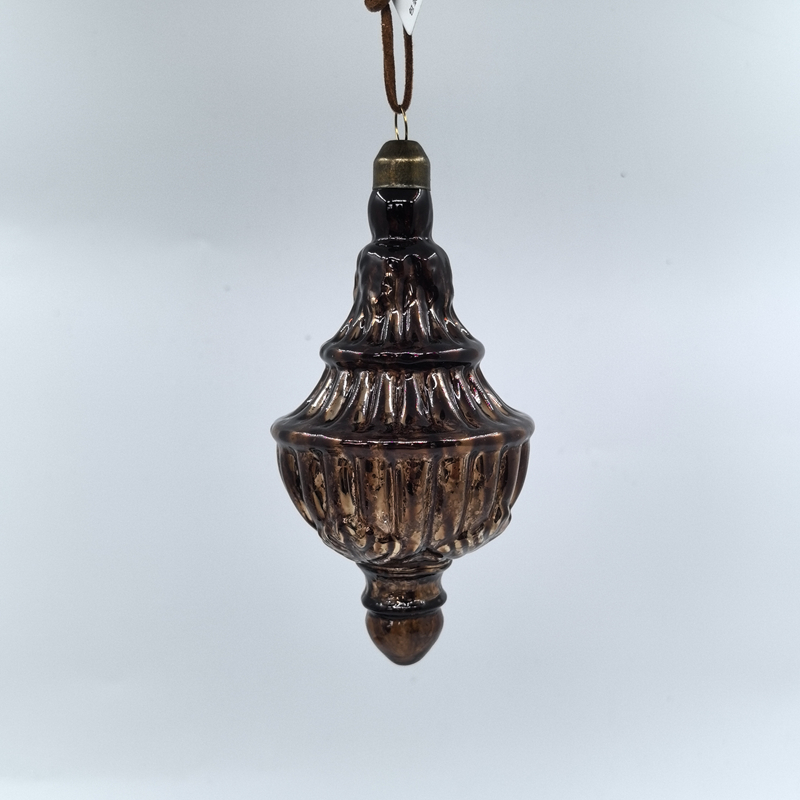 Christmas Special-shaped glass hanging decoration，Christmas decoration KMS60030